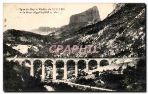 Line Gap - Viaduct Clelles and Mont Aiguilles 2097 m Old Postcard