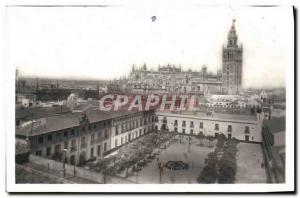 Postcard Modern Sevilla Reales Alcazares Patio Banderas