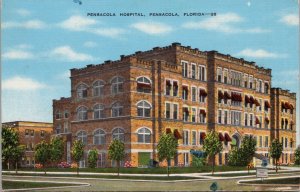 Pensacola Hospital Pensacola FL Postcard PC496