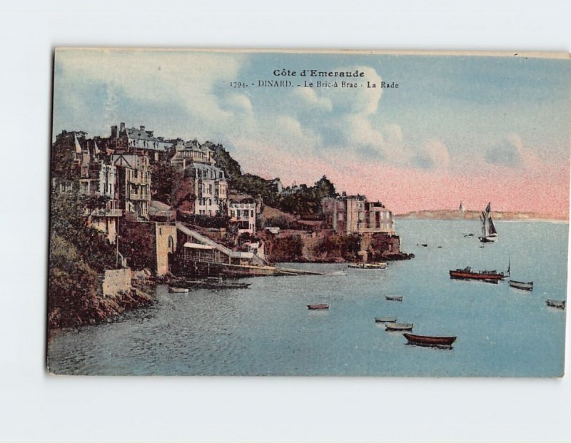 Postcard La Rade, Bric-a-Brac, Dinard, France