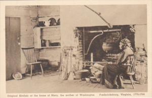 Virginia Fredericksburg Original Kitchen At Home Of Mary Mother Of George Was...