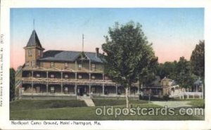 Hotel- Northport, Me. Maine, USACopper Window Postcard