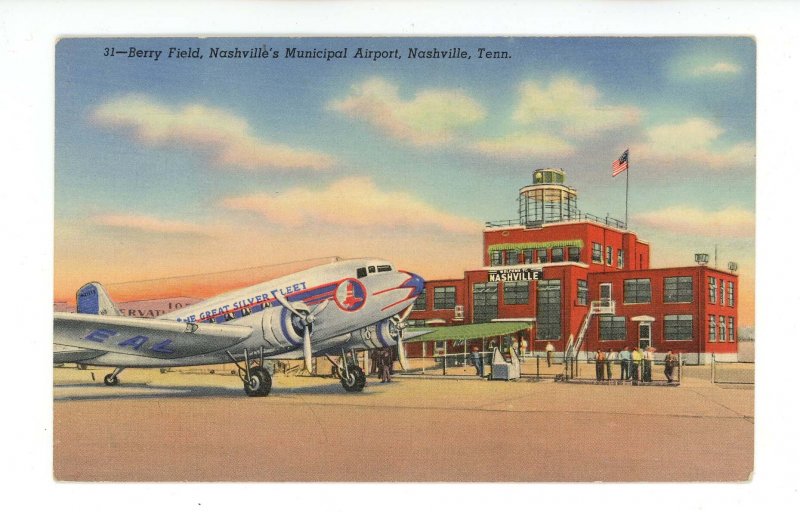 TN - Nashville. Berry Field Municipal Airport ca 1940