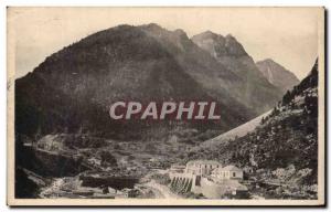 Old Postcard View of Cauterets & # 39ensemble of Raillere The Houmiga