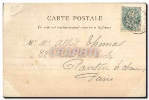 Old Postcard Fougeres Chateau La Grande Postern