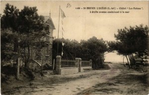 CPA St-BRÉVIN-l'OCÉAN (L-Inf.) - Chalet Les Ratens a droite avenue (653798)