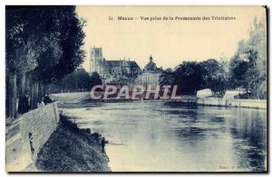 Old Postcard Meaux Vue Prize De La Promenade Des Trinitarians