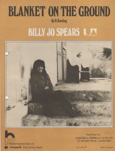 Billy Jo Spears Blanket On The Ground Sheet Music