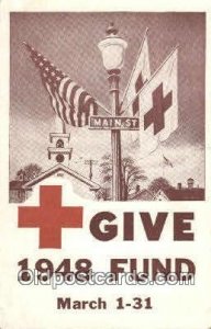 1948 Fund Campaine Red Cross Unused light corner wear close to grade 1