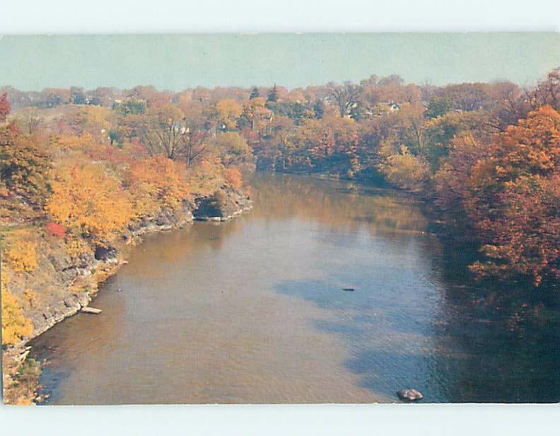 Pre1980 RIVER SCENE Walden In Montgomery Near Woodbury & Newburgh NY