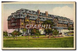 Old Postcard Deauville La Plage Fleurie The new Golf