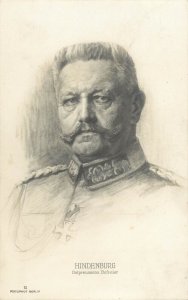 WWI Era Postcard German Ostpreussens Befreier German General Paul Von Hindenberg