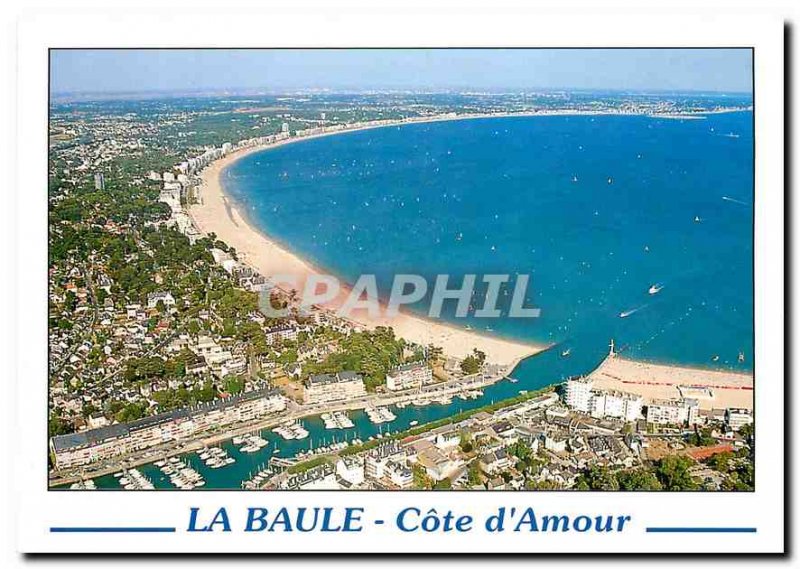 Modern Postcard La Baule French Love