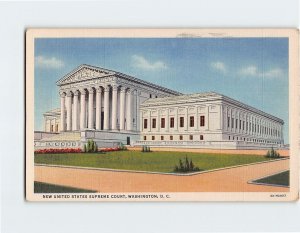 Postcard New United States Supreme Court, Washington, District of Columbia