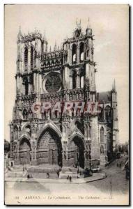 Old Postcard Amiens Cathedrale