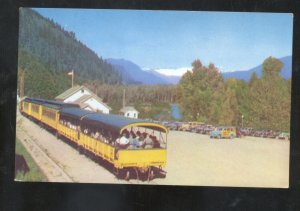 BELLINGHAM WASHINGON UNION OIL CO. ADVERTISING POSTCARD MINIATURE RAILROAD