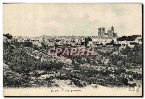 Old Postcard Laon Vue Generale