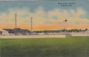 Ohio Dayton High School Stadium Curteich