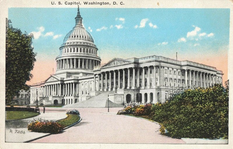Postcard US Capitol Washington DC 