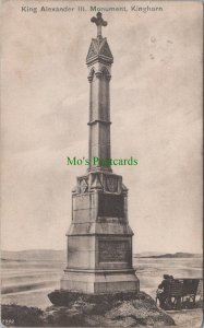 Scotland Postcard - King Alexander III Monument, Kinghorn  SW6872