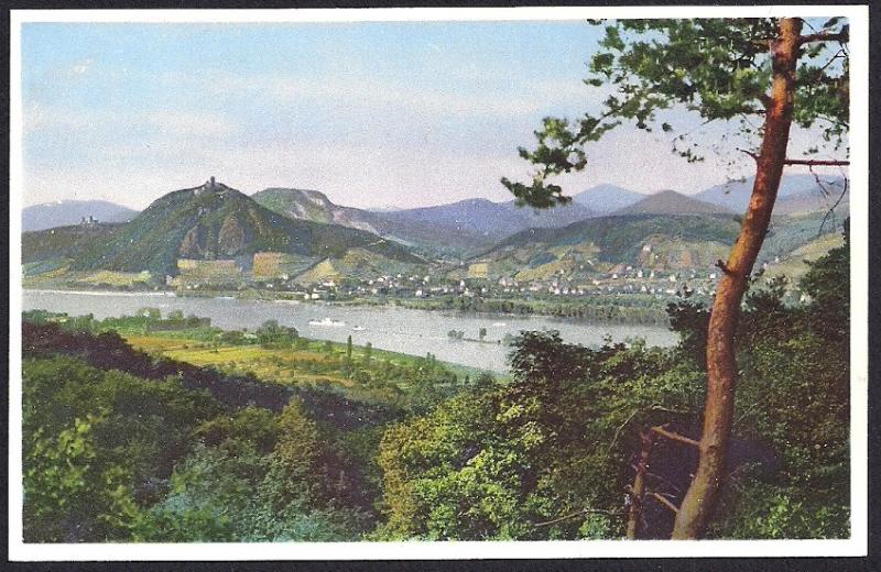 Siebengebirge (Seven Mountains) View Rhine unused c1910's