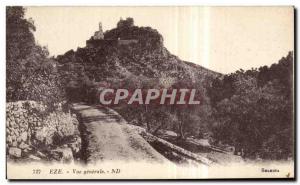 Old Postcard Eze General view