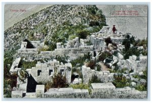 c1910 View Of The Intihuatana Quadrant In Pisac Cusco-Peru Antique Postcard