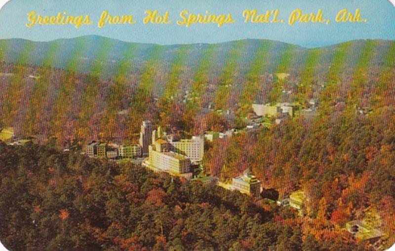 Arkansas Greetings From Hot Springs National Park