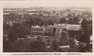 Australia Adelaide Panorama With Government House In Foreground Real Photo