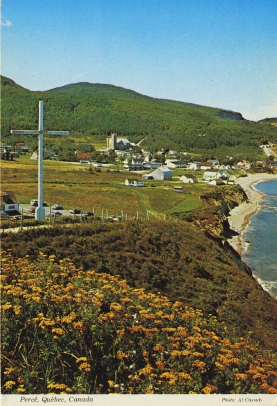 Perce QC Quebec c1985 Postcard D20