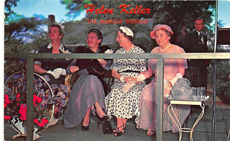 Tuscumbia AL Ivy Green Helen Keller America's Most Beloved Lady Postcard