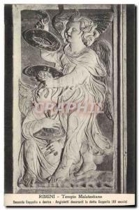 Old Postcard Folklore Rimini Tempio Malatestiano