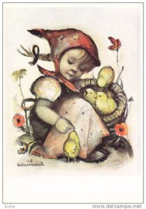 Hummel : Girl with Baby chicks , 50-60s