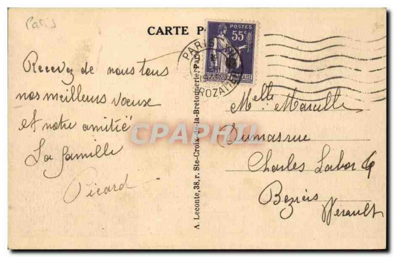 Paris Old Postcard L & # 39opera