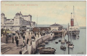 WEYMOUTH, Dorset, England, PU-1936; Pavilion And Pier