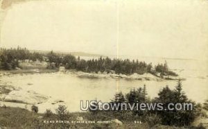 Real Photo, Sand Beach - Stonington, Maine ME  