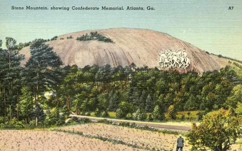 GA - Stone Mountain. Confederate Memorial