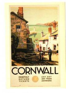 Cornwall Monthly Train Tickets Great Western Railway Adverting, England