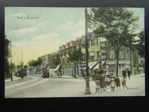 London Hounslow ISLEWORTH Pear's Fountain & SWEETS SHOP c1907 Postcard by Cannon