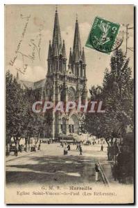 CPA Marseille Eglise St Vincent de Paul (Les Reformes)