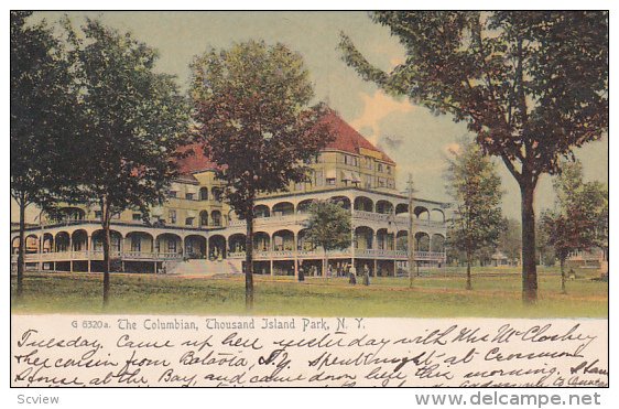 The Columbian, THOUSAND ISLAND PARK, New York, PU-1907