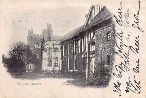 GAINSBORO LINCOLNSHIRE ENGLAND~OLD HALL~1903 POSTCARD