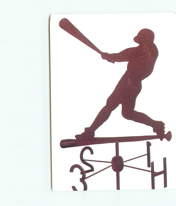 Buy Postcard Baseball Batter Weathervane