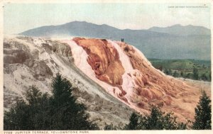 Wyoming, Jupiter Terrace, Springs, Yellowstone National Park, Vintage Postcard