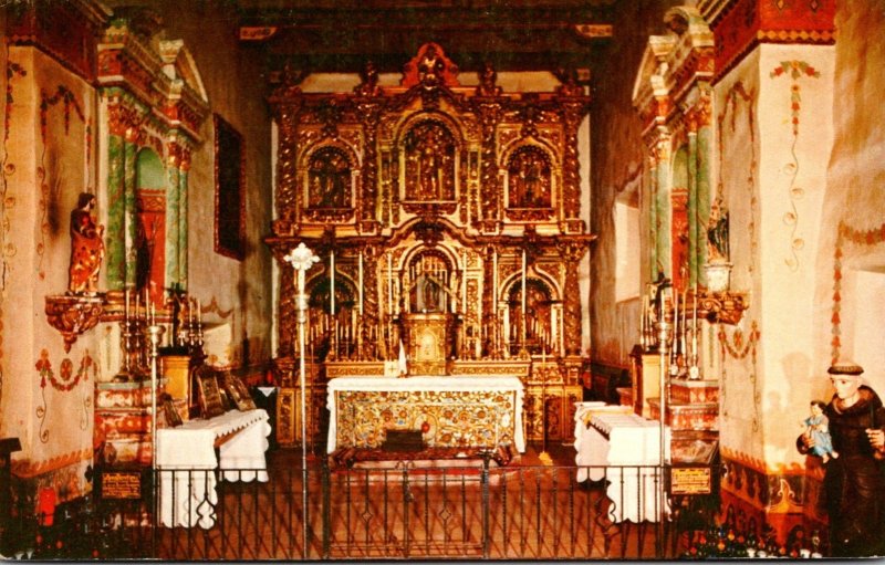 California Mission San Juan Capistrano The Altar