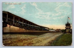 J94/ Danbury Connecticut Postcard c1910 Fair Grounds Race Track 171