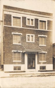 RPPC Rochester, New York Apartment Building 1916 Antique Photo Postcard