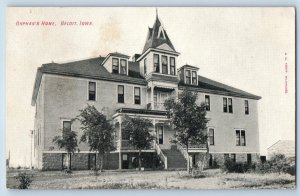 Beloit Vermont VT Postcard Orphan's Home Building Exterior Scene c1910's Antique