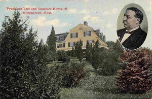 President Taft Summer Home Montserrat Massachusetts 1912 postcard