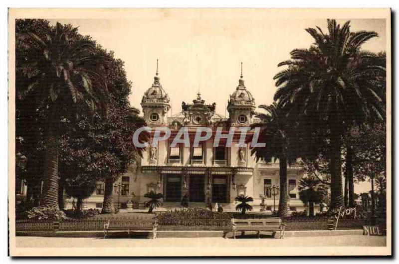 CPA Monte Carlo Monaco the casino and gardens